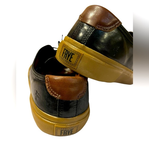 FRYE Ludlow Bal Oxford Sneakers Mens Size 10 Black Leather Shoes, - Picture 11 of 11